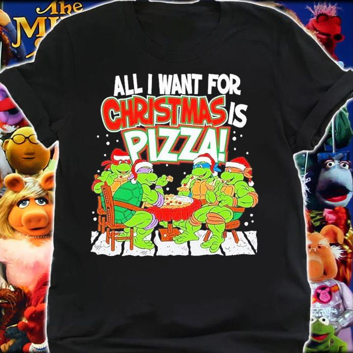 Teenage Mutant Ninja Turtles Pizza For Christmas Shirt t-shirt shirt