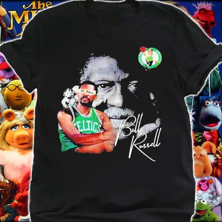 Vintage NBA Legend Bill Russell signature shirt t-shirt