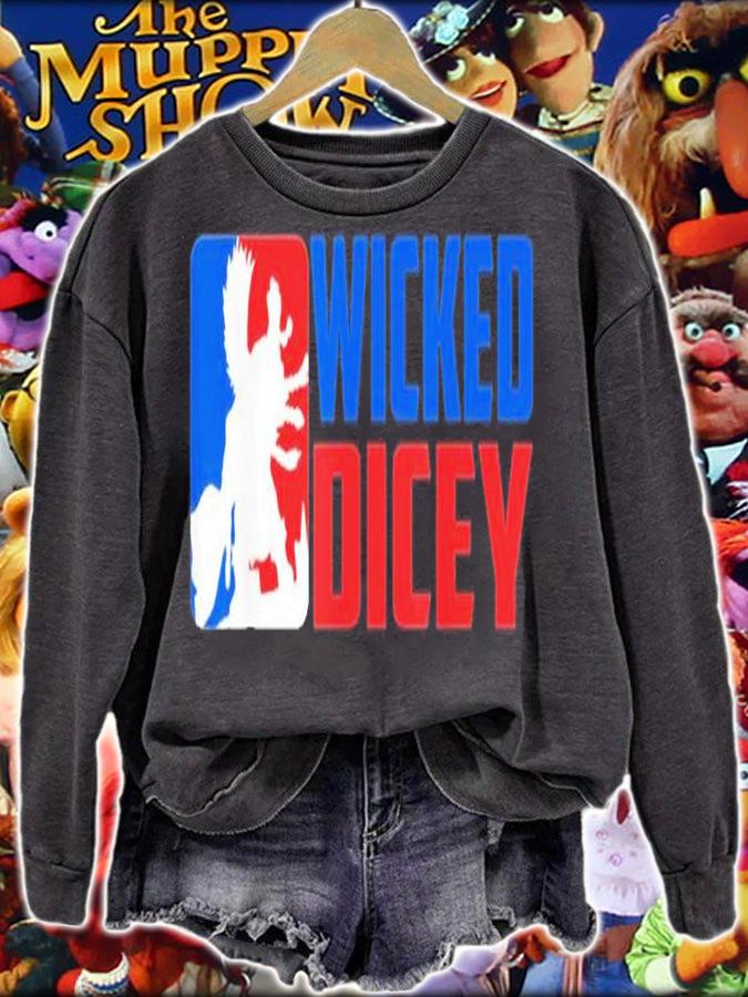 Wicked Dicey baseball logo style shirt t-shirt sweatshirt