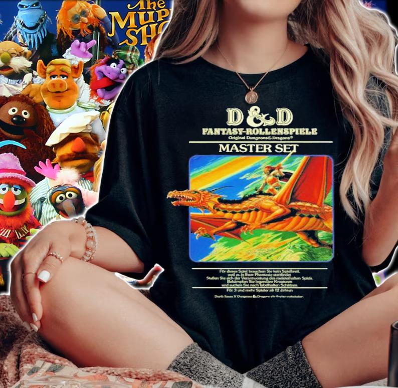 D And D Fantasy Rollenspiele Master Set Shirt t-shirt woman shirt