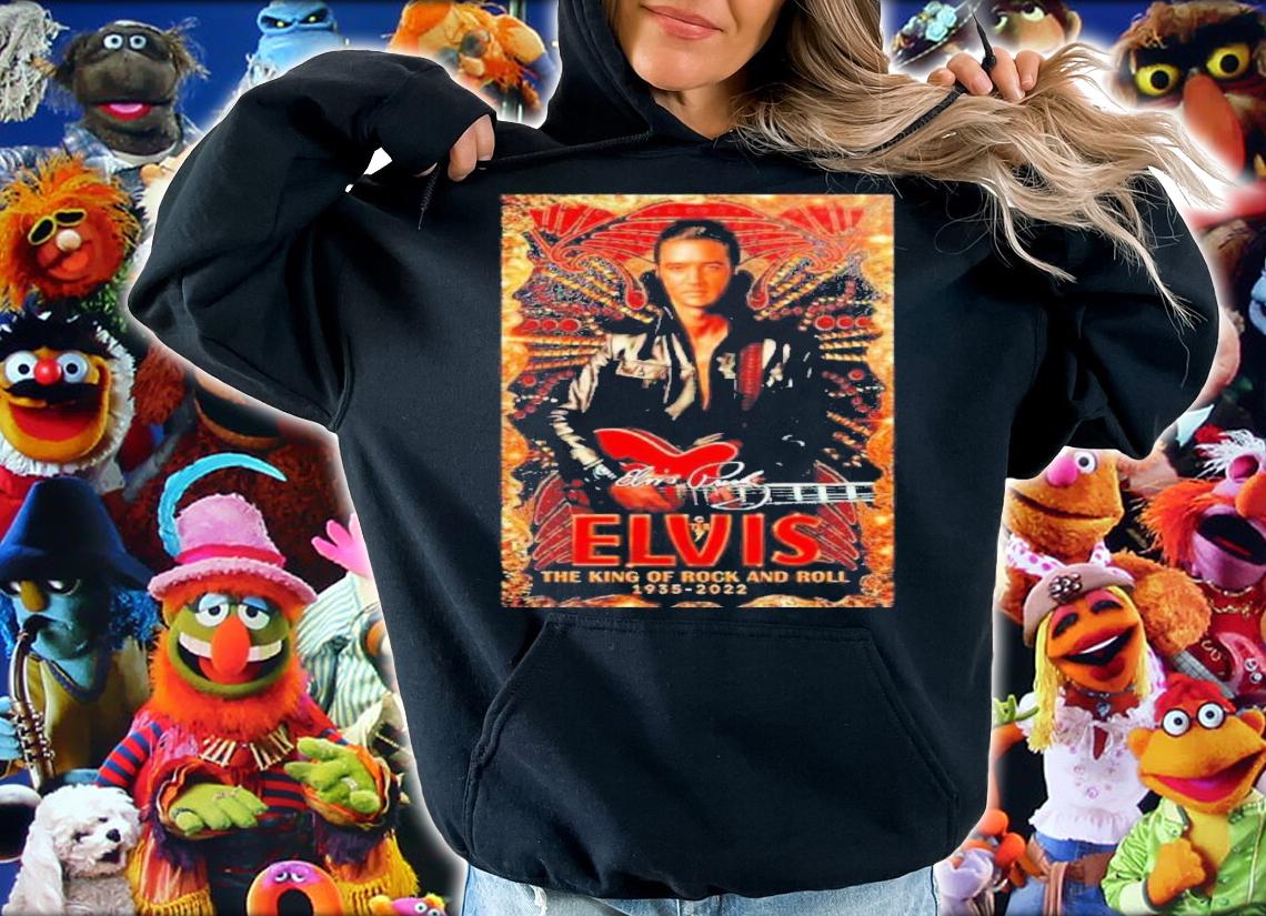 Elvis Presley The King Of Rock And Roll 1935-2022 Signature Posters Shirt t-shirt