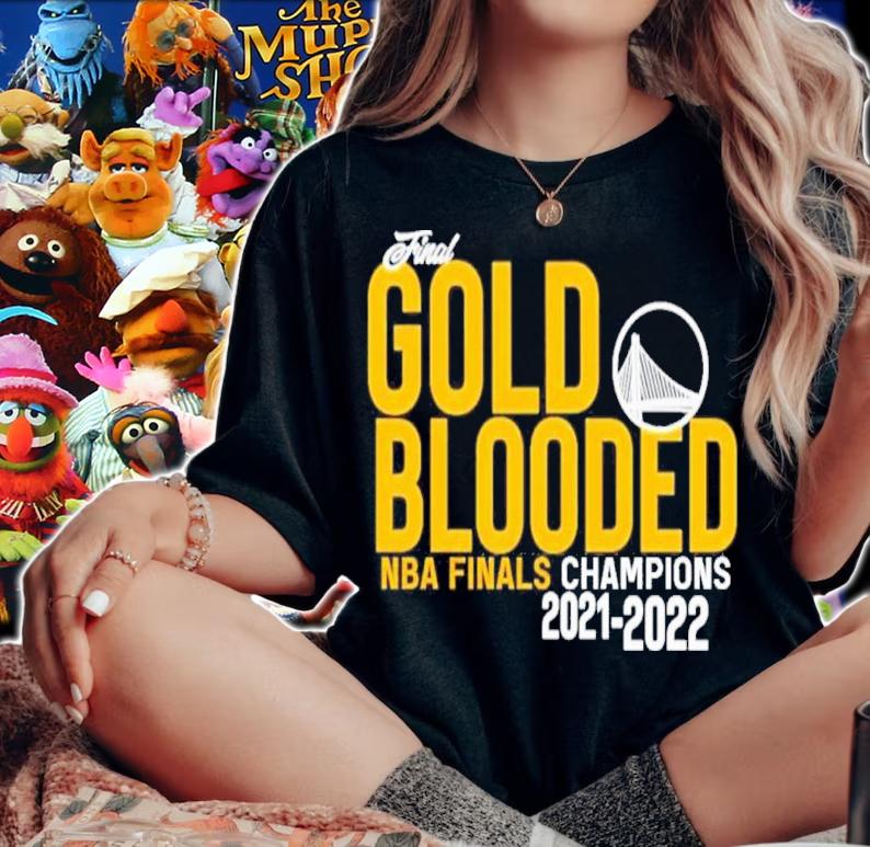 Finals Gold Blooded Golden State Warriors NBA Finals Champions 2022 Shirt t-shirt