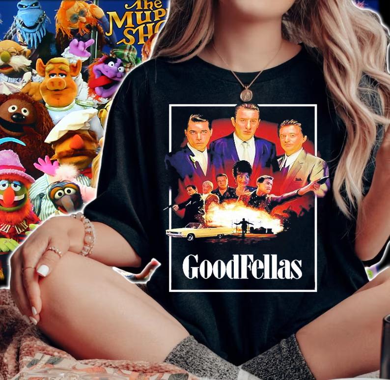 Goodfellas Movie Three Wise Men 90s Memory Ray Liotta Legend T-Shirt t-shirt woman shirt
