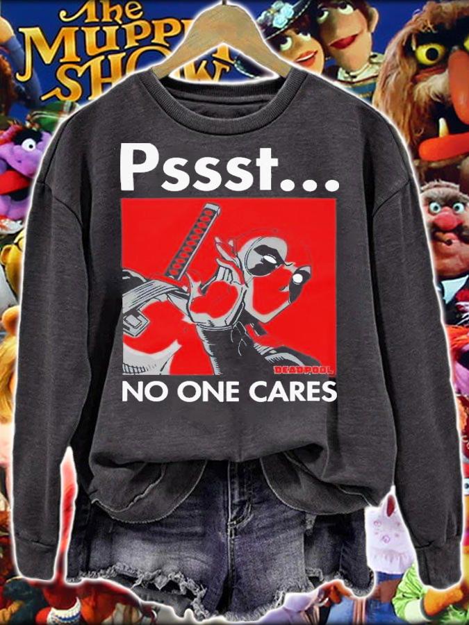 Gwen Stacy Pssst No One Cares T-Shirt t-shirt