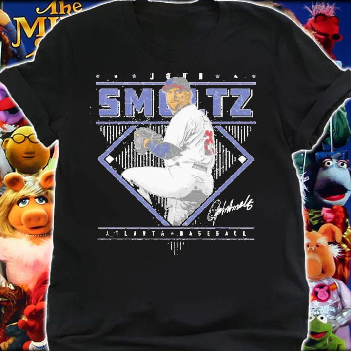 John Smoltz Atlanta Diamond Name Baseball Signatures Shirt t-shirt