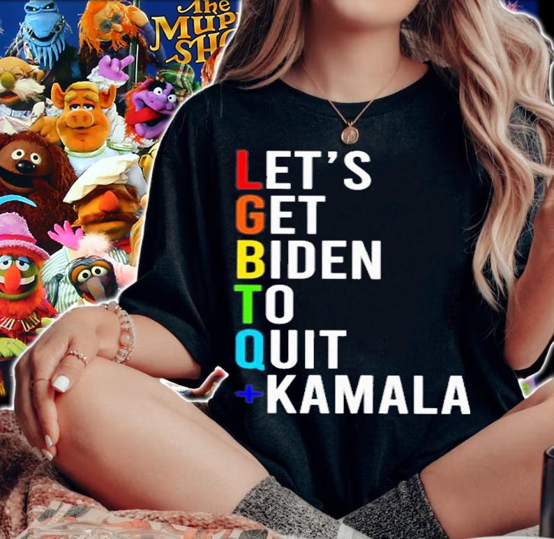 Let's Get Biden To Quit Kamala T-Shirt t-shirt woman shirt