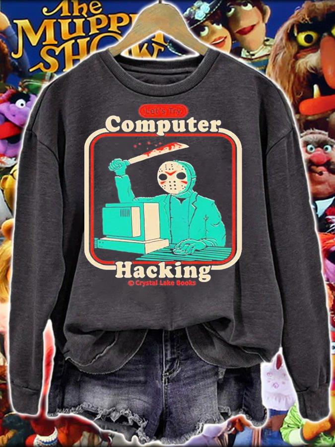 Let's Try Hacking For Beginners Jason Voorhees Inspired Shirt t-shirt