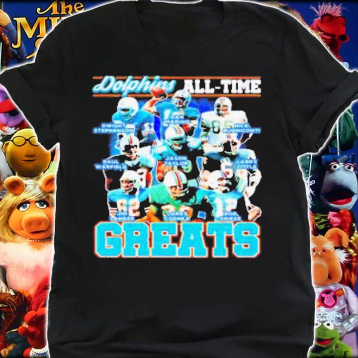 Miami Dolphins All Time Greats Composite T-Shirt t-shirt