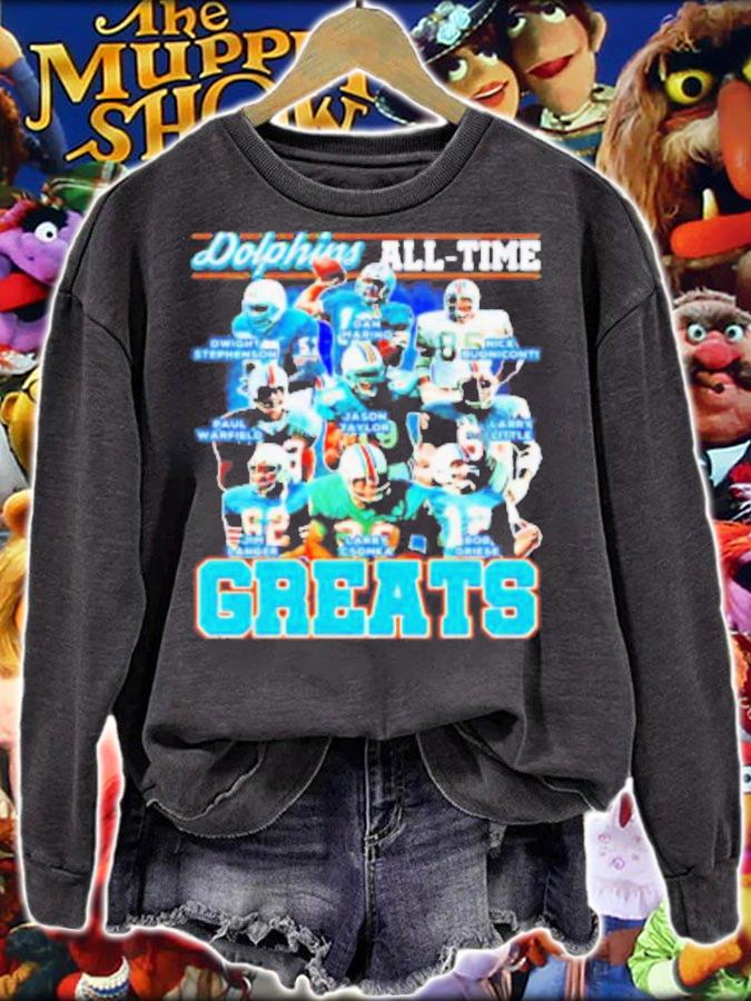 Miami Dolphins All Time Greats Composite T-Shirt t-shirt