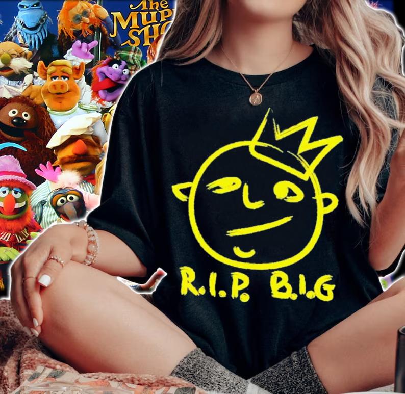 R.I.P. B.I.G. Biggie Smalls Rap Music T-Shirt t-shirt woman shirt