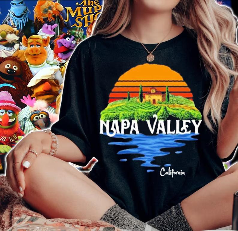 Napa Valley Winery California Vintage Shirt t-shirt woman shirt