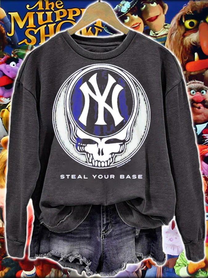 New York Yankees Grateful Dead Steal Your Base Shirt t-shirt