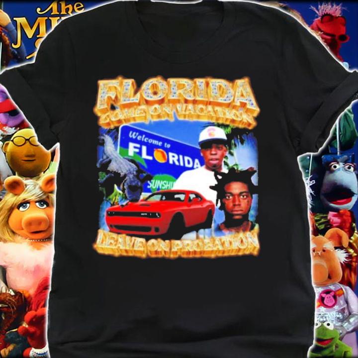 Official Florida Come On Vacation Leave On Probation Shirt t-shirt