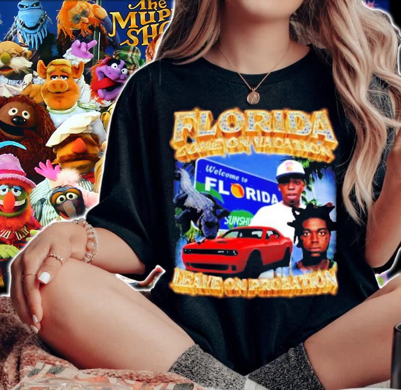Official Florida Come On Vacation Leave On Probation Shirt t-shirt