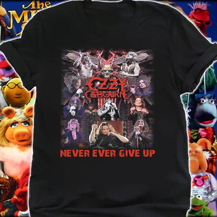 Ozzy Osbourne Never Ever Give Up t-shirt