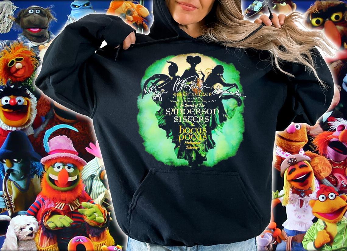 Sanderson Sisters Hocus Pocus signatures shirt t-shirt hoodie