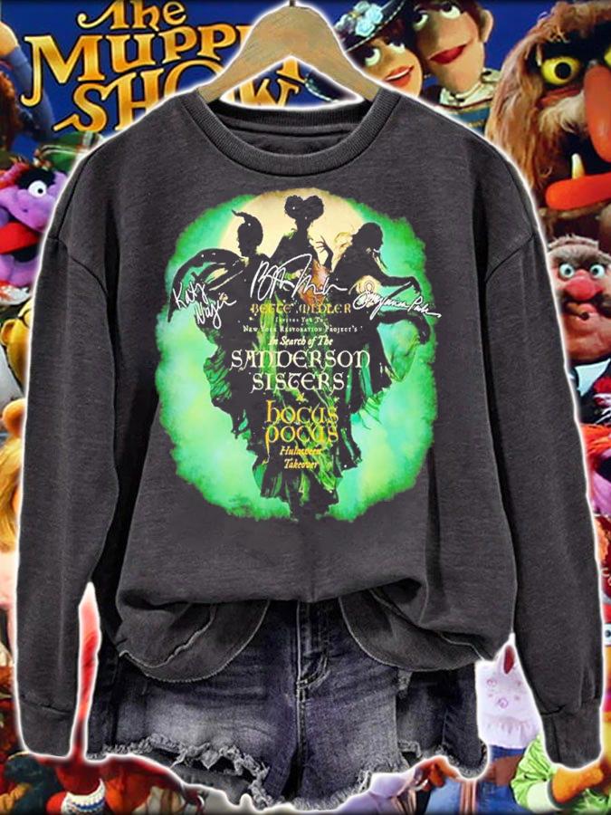 Sanderson Sisters Hocus Pocus signatures shirt t-shirt sweatshirt