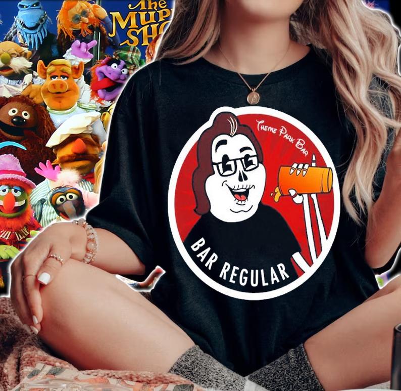 Theme Park Bar Spooky Park Bar- Red shirt t-shirt