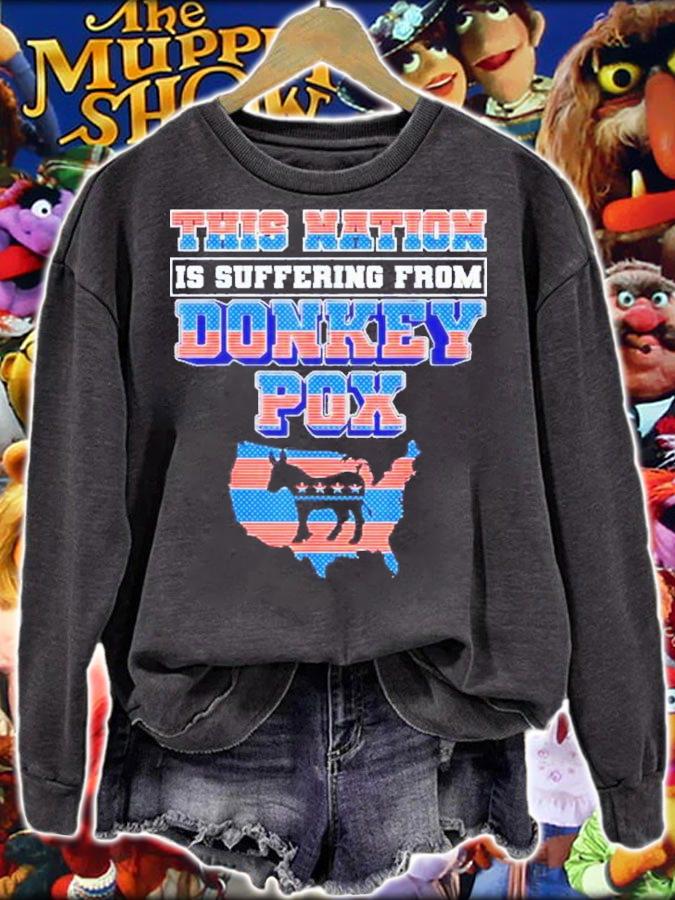 This Nation Is Suffering From Donkey Pox Trump 2024 Shirt t-shirt