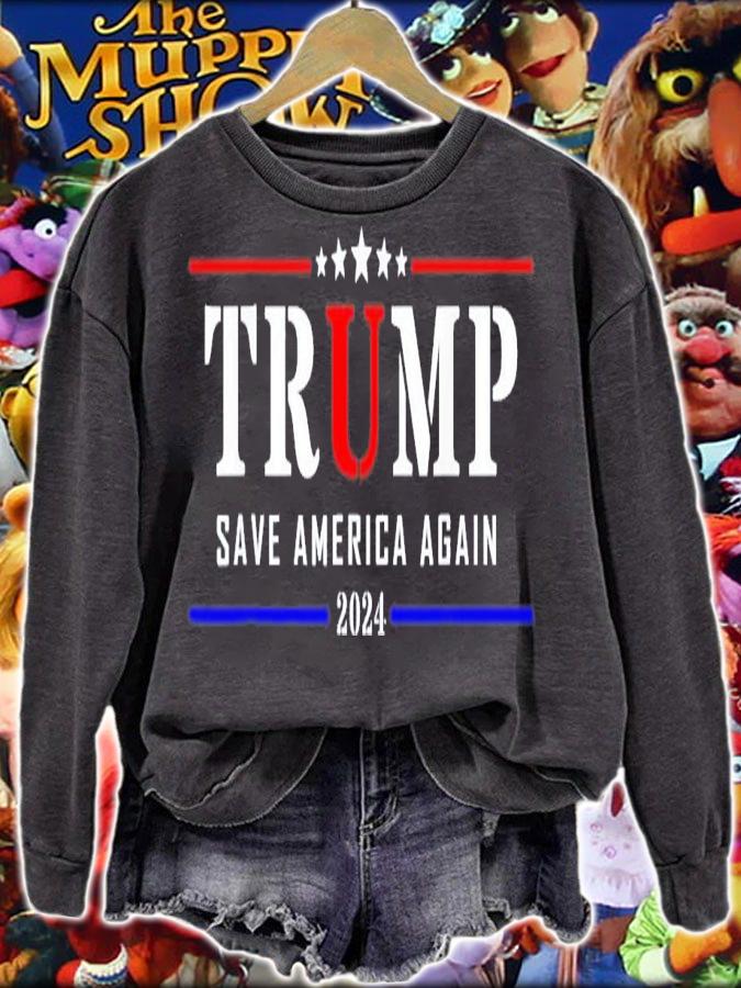 Trump Save America Again 2024 Trump President Election T-Shirt t-shirt