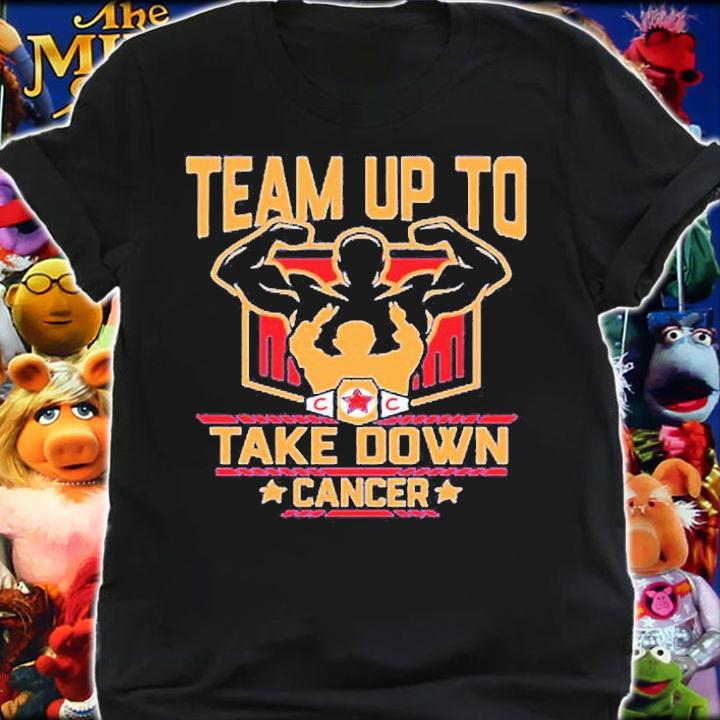 WWE Connor's Cure Team Up To Take Down Cancer shirt t-shirt