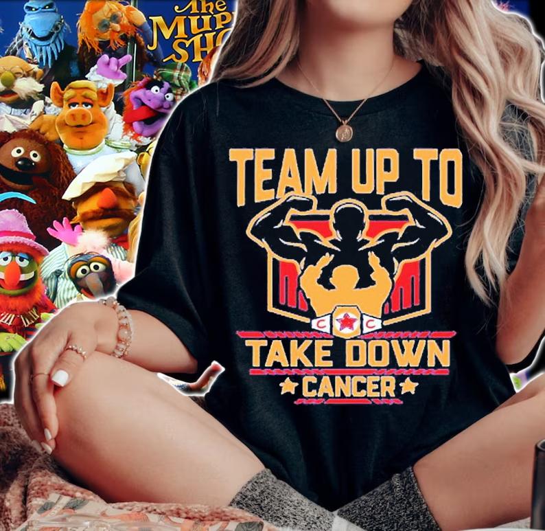WWE Connor's Cure Team Up To Take Down Cancer shirt t-shirt