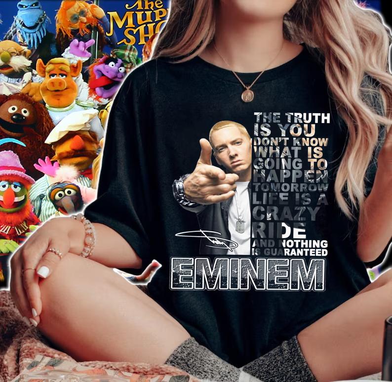 Eminem Quote Signature The Truth Is You Dont Know What Is Going To Happen t-shirt