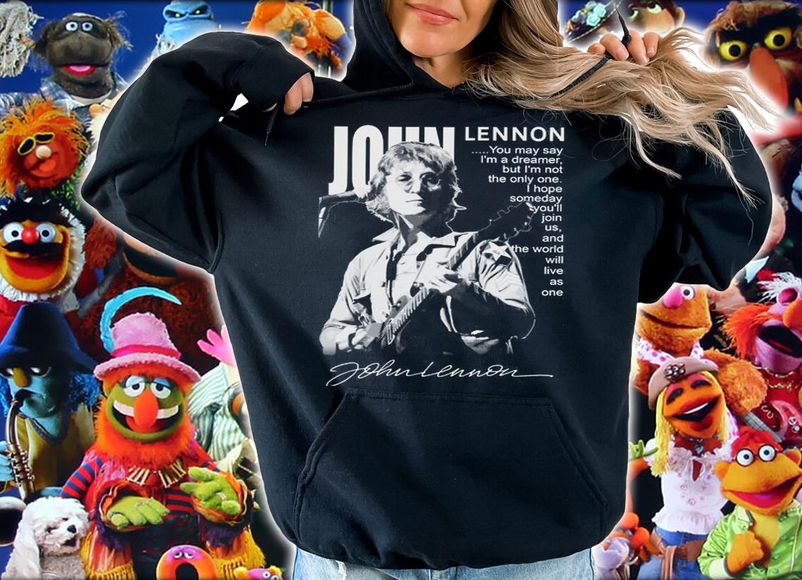 The Beatles John Lennon Imagine Signature t-shirt hoodie