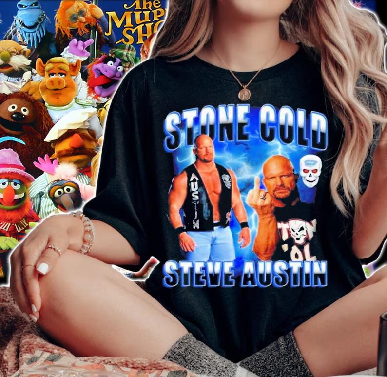 Stone Cold Steve Austin Vintage Retro 90s Shirt t-shirt