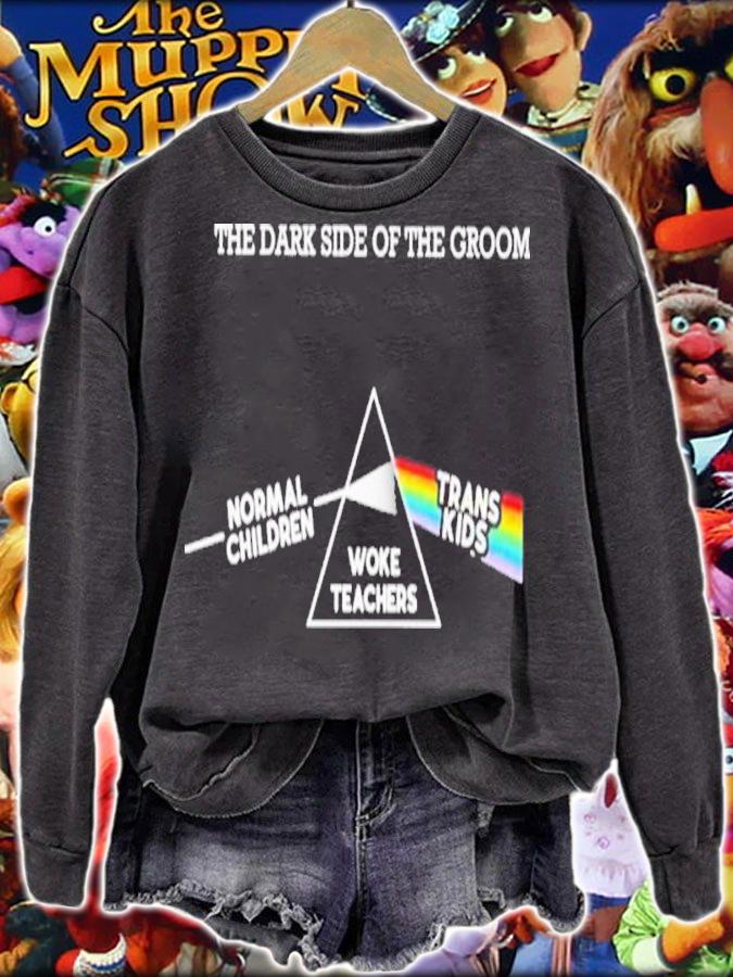 The Dark Side Of The Groom Normal Children Trans Woke Teachers Shirt t-shirt