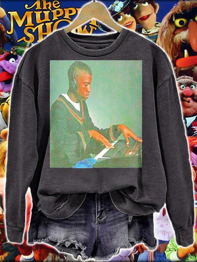 Tidal Happy Birthday Ye With Piano T-Shirt t-shirt sweatshirt