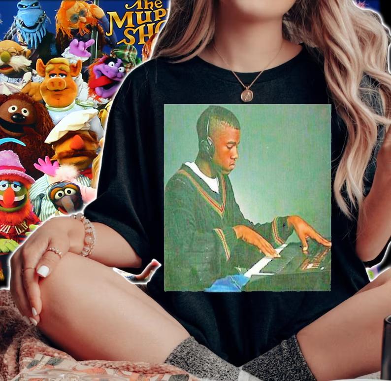 Tidal Happy Birthday Ye With Piano T-Shirt t-shirt woman shirt