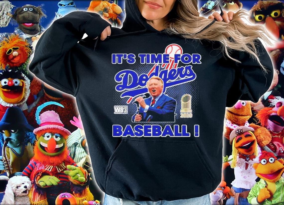 Vin Scully It's Time For Dodgers Baseball Shirt t-shirt