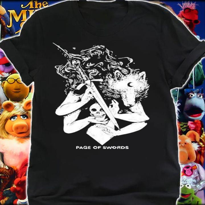 Wolf Skull Jack Fenrir Furry Page Of Swords Shirt t-shirt shirt