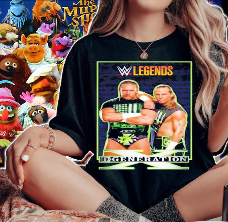 WWE D-Generation X Legends Shirt t-shirt woman shirt