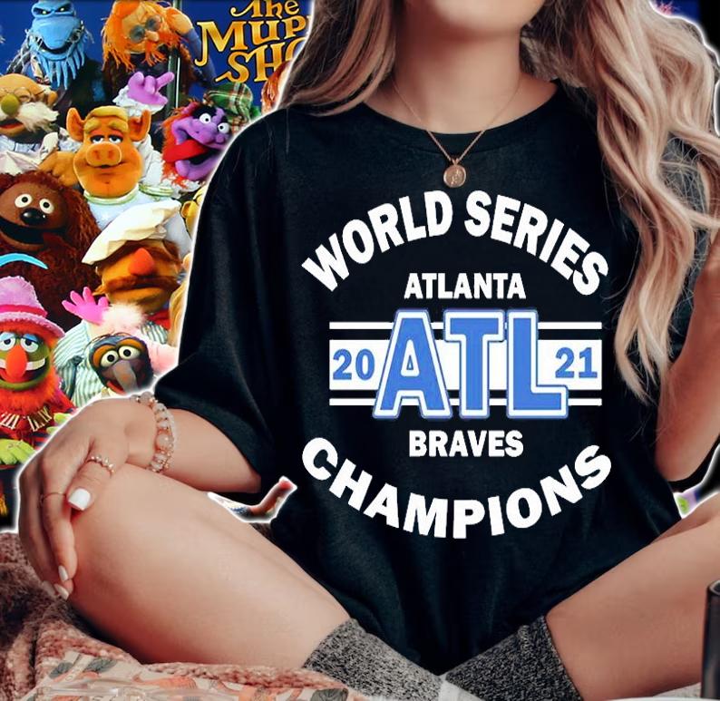 2021 Atlanta Braves World Series Champions T-Shirt t-shirt woman shirt