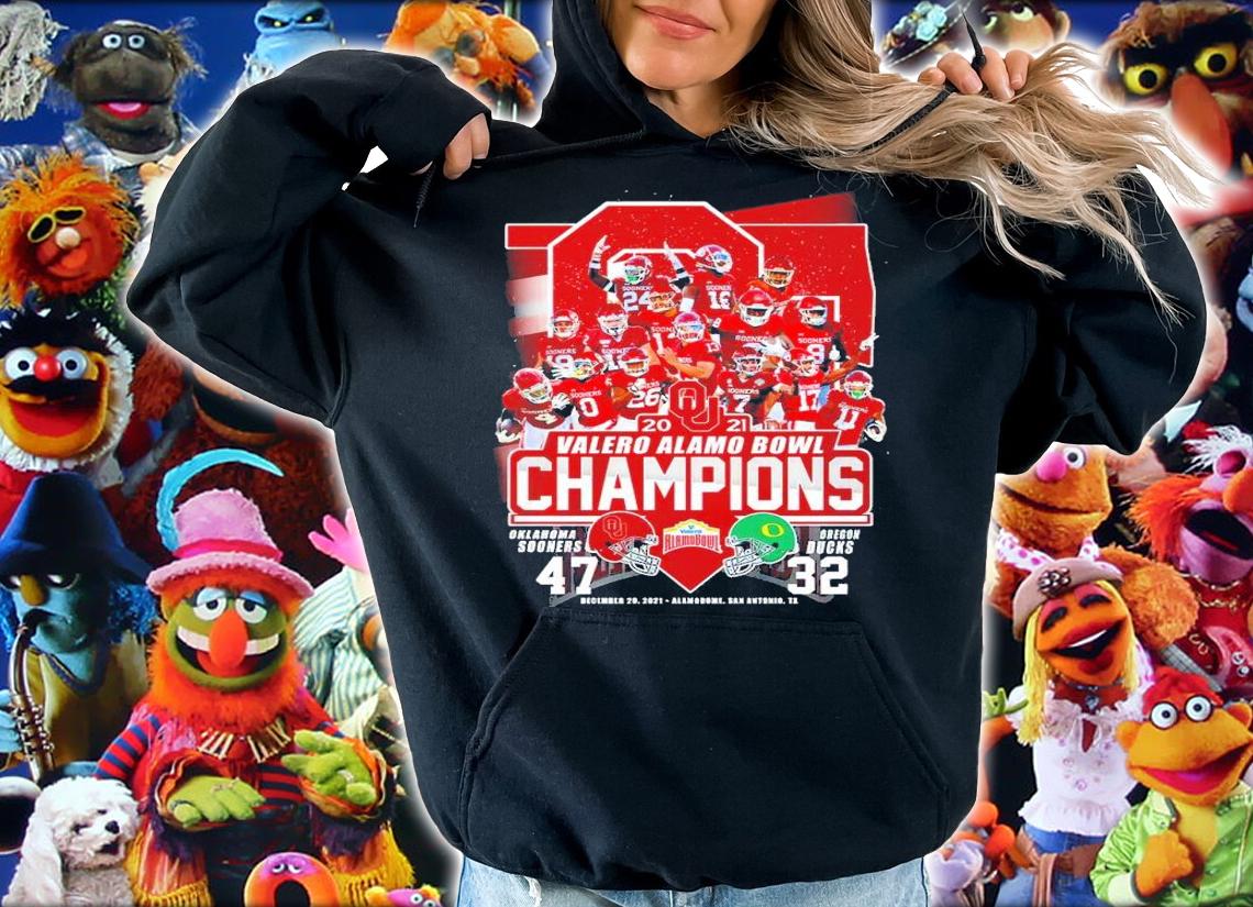 2021 Valero Alamo Bowl Champions Oklahoma Sooners 47 Vs Oregon Duck 32 Shirt t-shirt