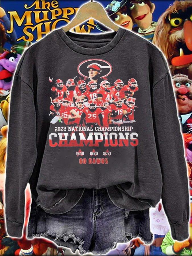 2022 National Championship Champions 1940 1980 2021 Go Dawgs T-shirt t-shirt