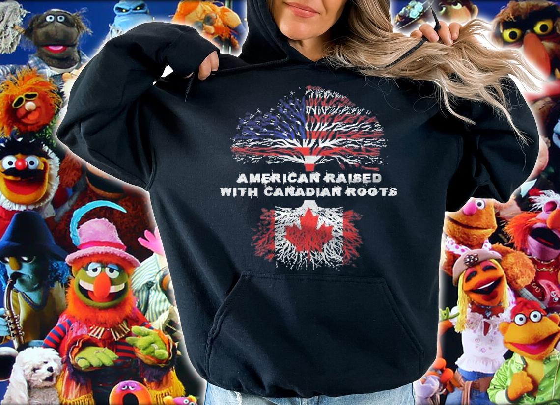 American Raised With Canadian Roots Canada T-shirt t-shirt