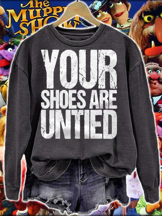 April Fools Day Your Shoes Are Untied Funny shirt t-shirt sweatshirt