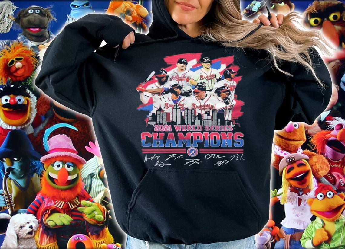 Atlanta Braves 2021 World Series Champions Signatures Shirt t-shirt hoodie