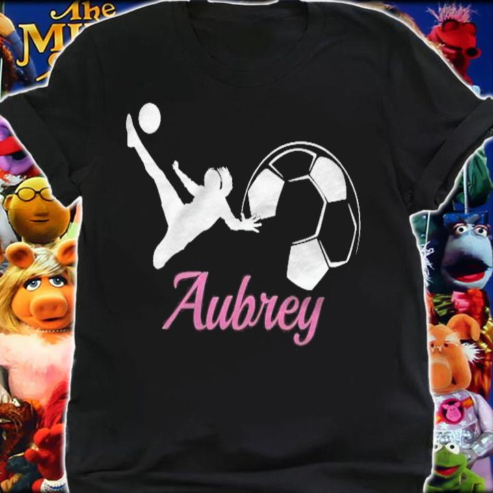 Aubrey Name Shirt Soccer Personalized Gift T-shirt t-shirt