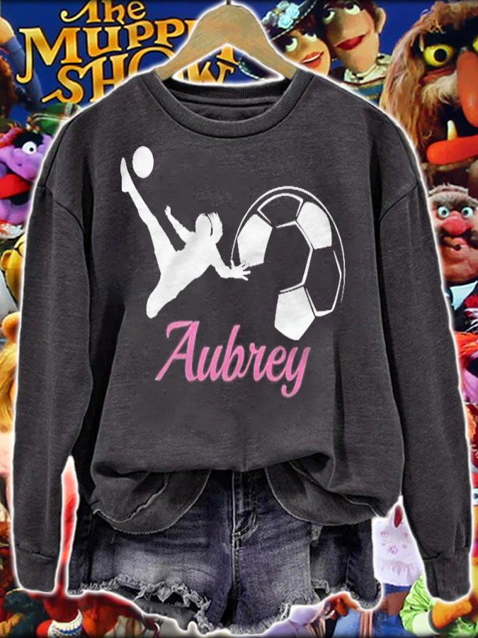 Aubrey Name Shirt Soccer Personalized Gift T-shirt t-shirt