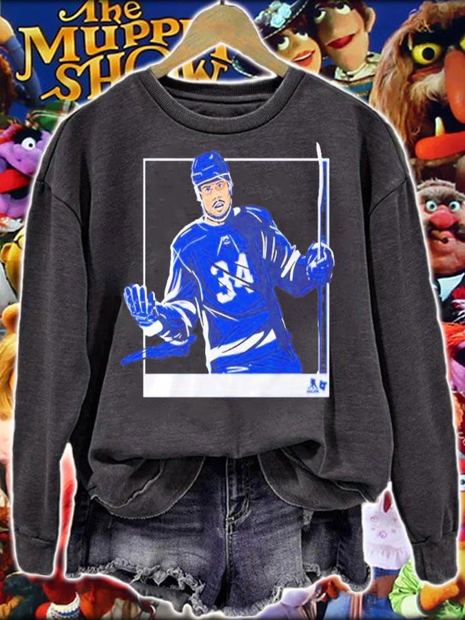 Auston Matthews Toronto Maple Leafs The Shrug Shirt t-shirt sweatshirt