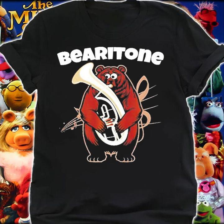 Bearitone Horn Player Funny Gift For Euphonium Baritone Premium T-Shirt t-shirt