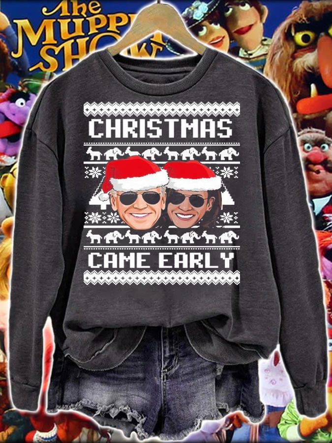 Biden Harris Christmas Came Early Ornament T-Shirt t-shirt sweatshirt