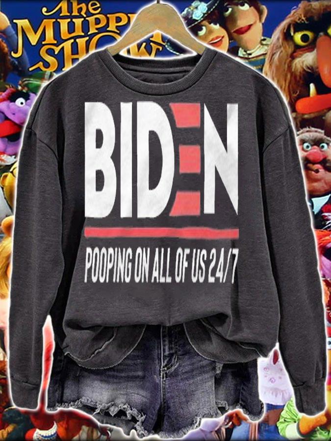 Biden Pooping On All Of US 24 T-Shirt t-shirt