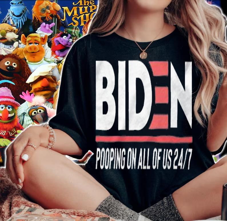 Biden Pooping On All Of US 24 T-Shirt t-shirt