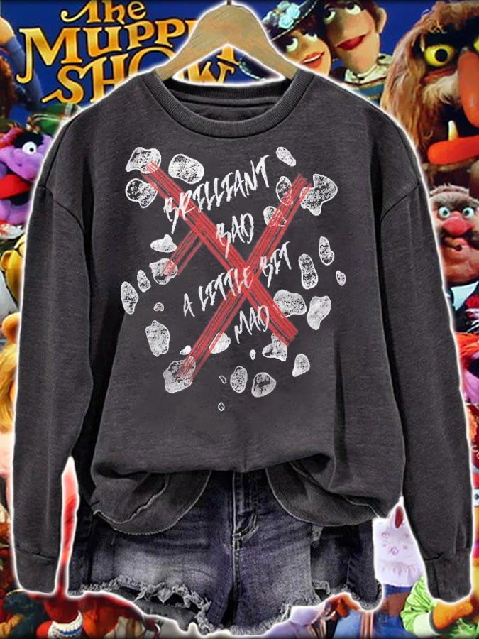 Born Brilliant Bad Little Mad Trash Polka Cruella Shirt t-shirt sweatshirt