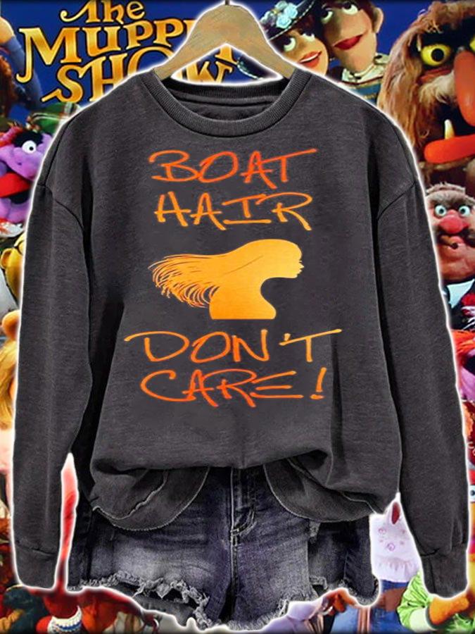 Boat Hair Dont Care T-Shirt t-shirt sweatshirt
